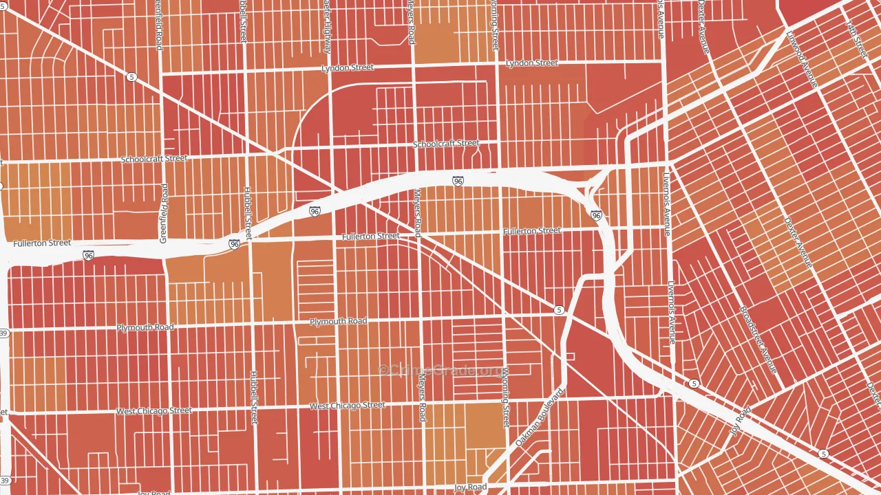 MacKenzie, Detroit, MI Map of Theft Rates