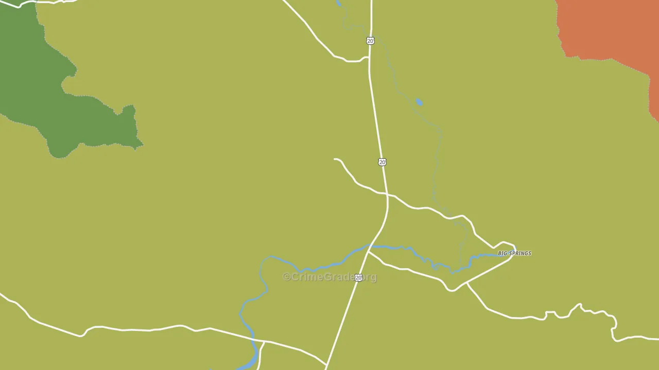 Macks Inn, ID Map of Theft Rates