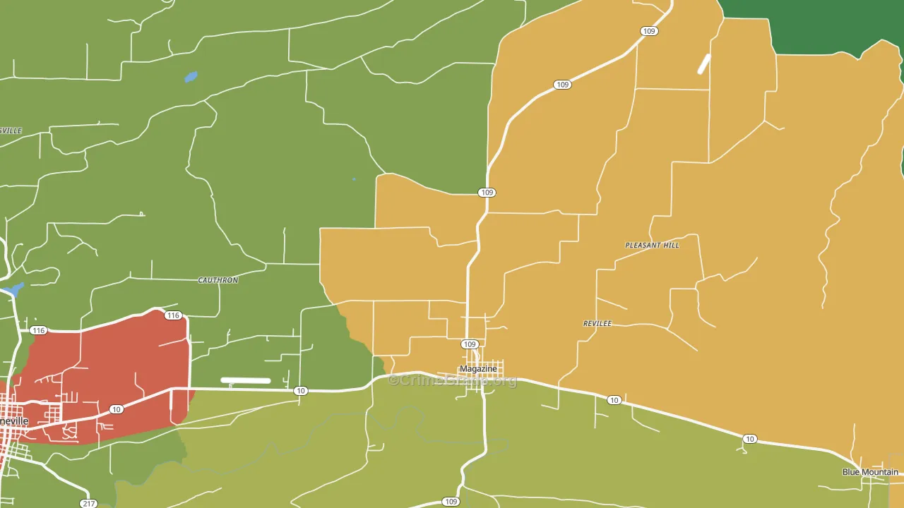 Magazine, AR Map of Theft Rates