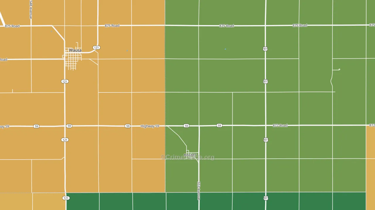 Magnet, NE Map of Theft Rates