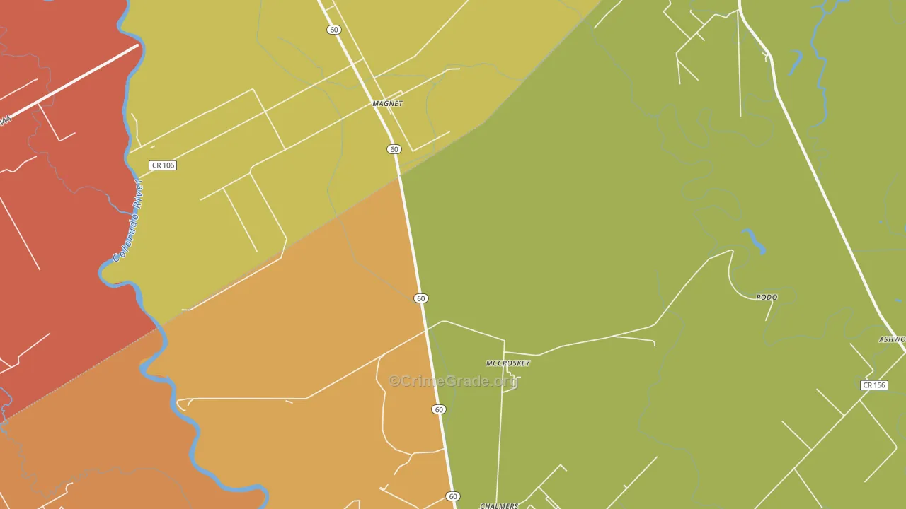 Magnet, TX Map of Theft Rates