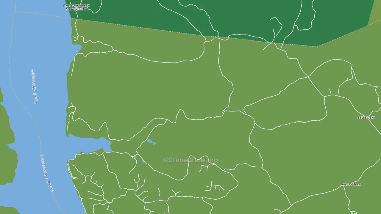 Magnolia, TN Map of Theft Rates