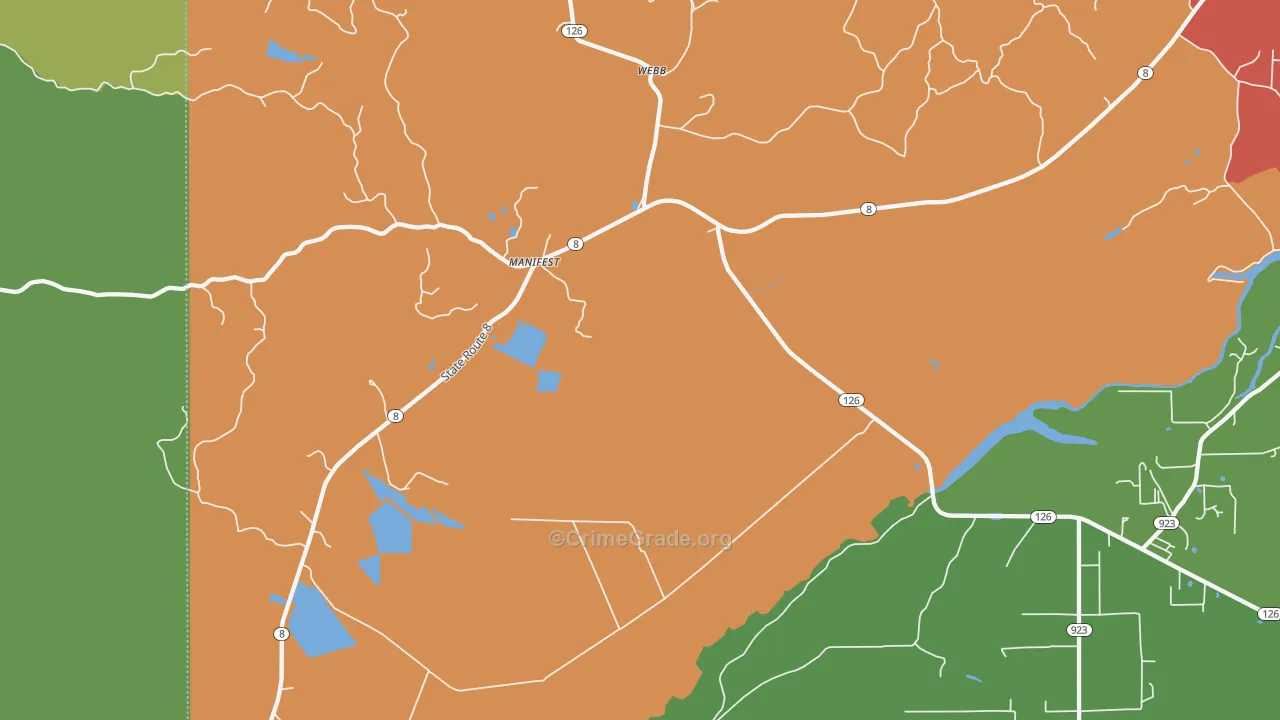 Manifest, LA Map of Theft Rates