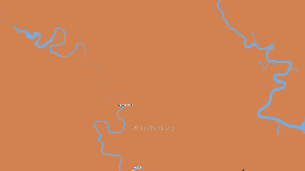 Manokotak, AK Map of Theft Rates