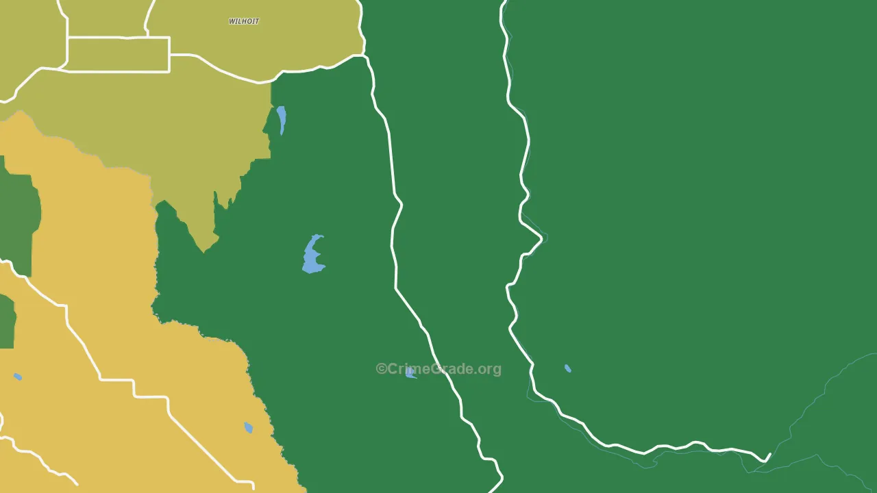 Marion, OR Map of Theft Rates