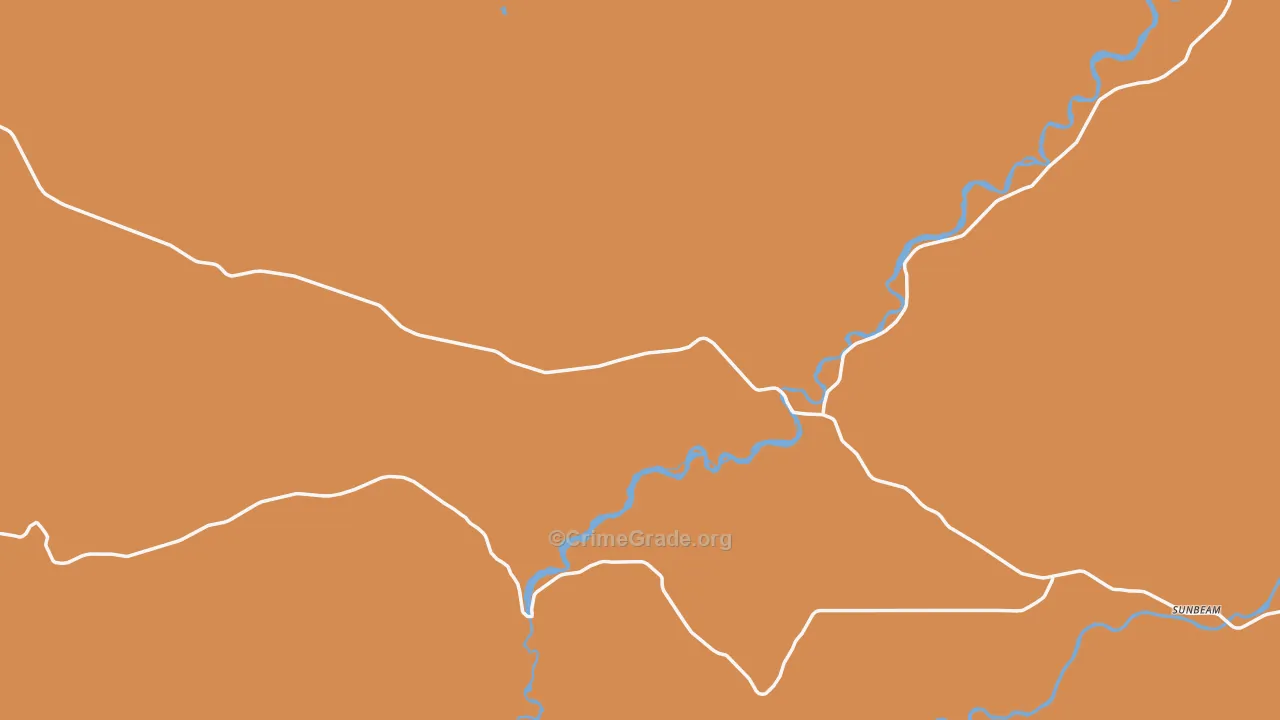 Maybell, CO Map of Theft Rates