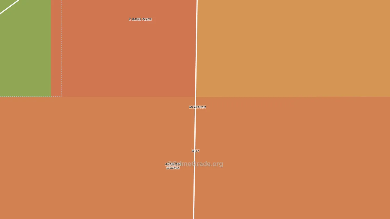 Mc Intosh, NM Map of Theft Rates