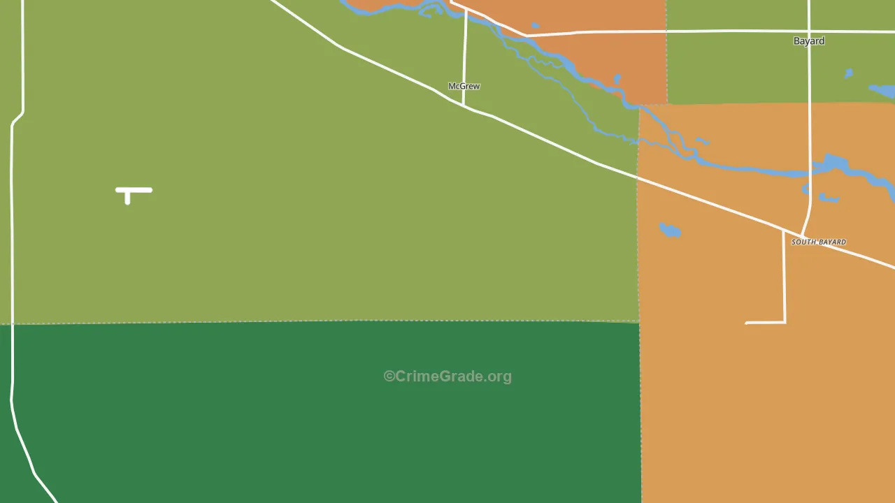 Mcgrew, NE Map of Theft Rates