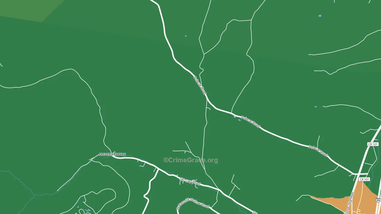 McKee, PA Map of Theft Rates