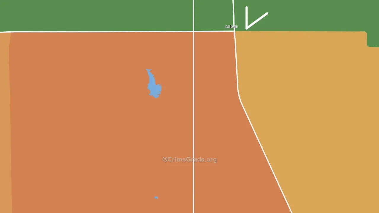 McNeal, AZ Map of Theft Rates