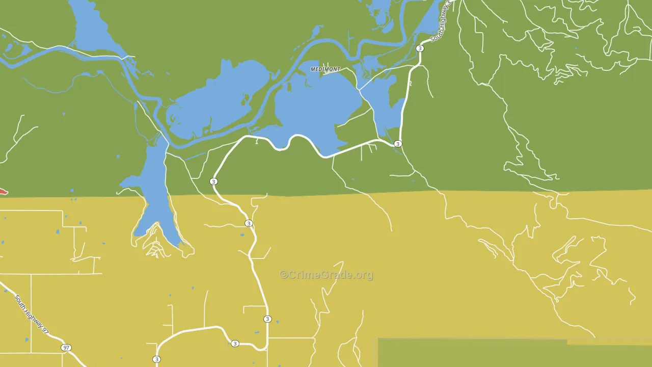Medimont, ID Map of Theft Rates