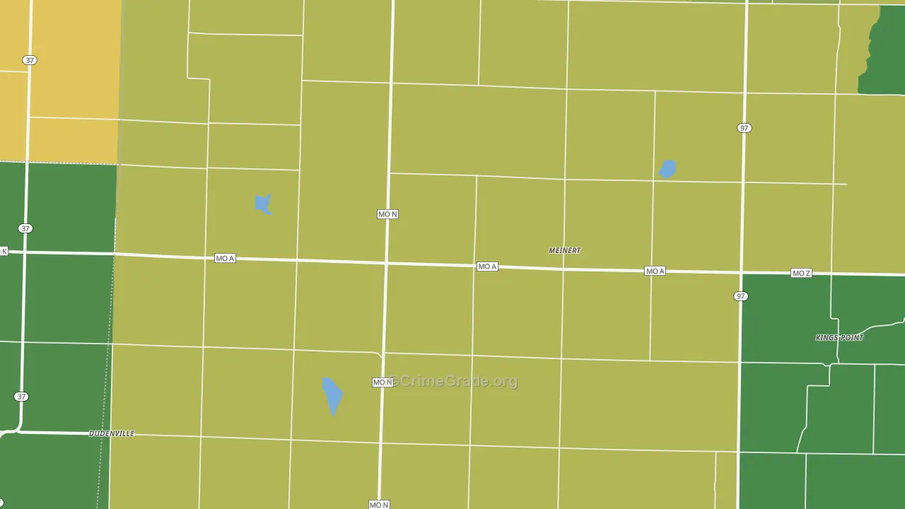 Meinert, MO Map of Theft Rates