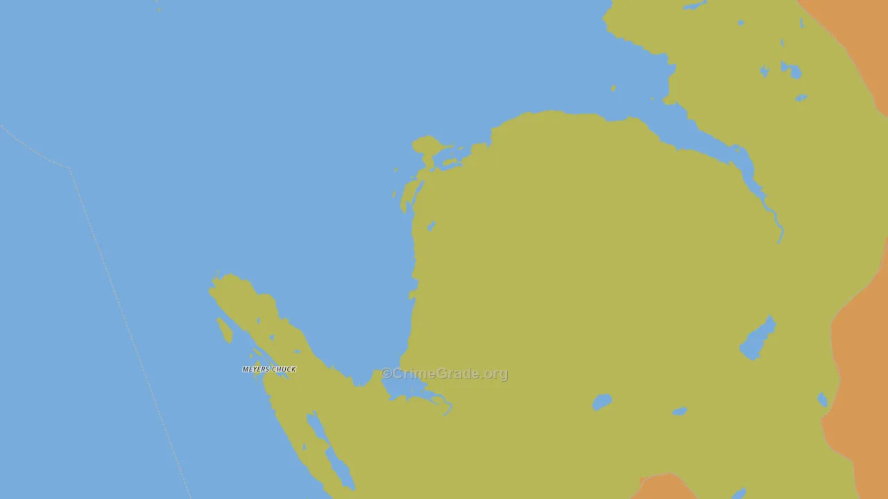 Meyers Chuck, AK Map of Theft Rates