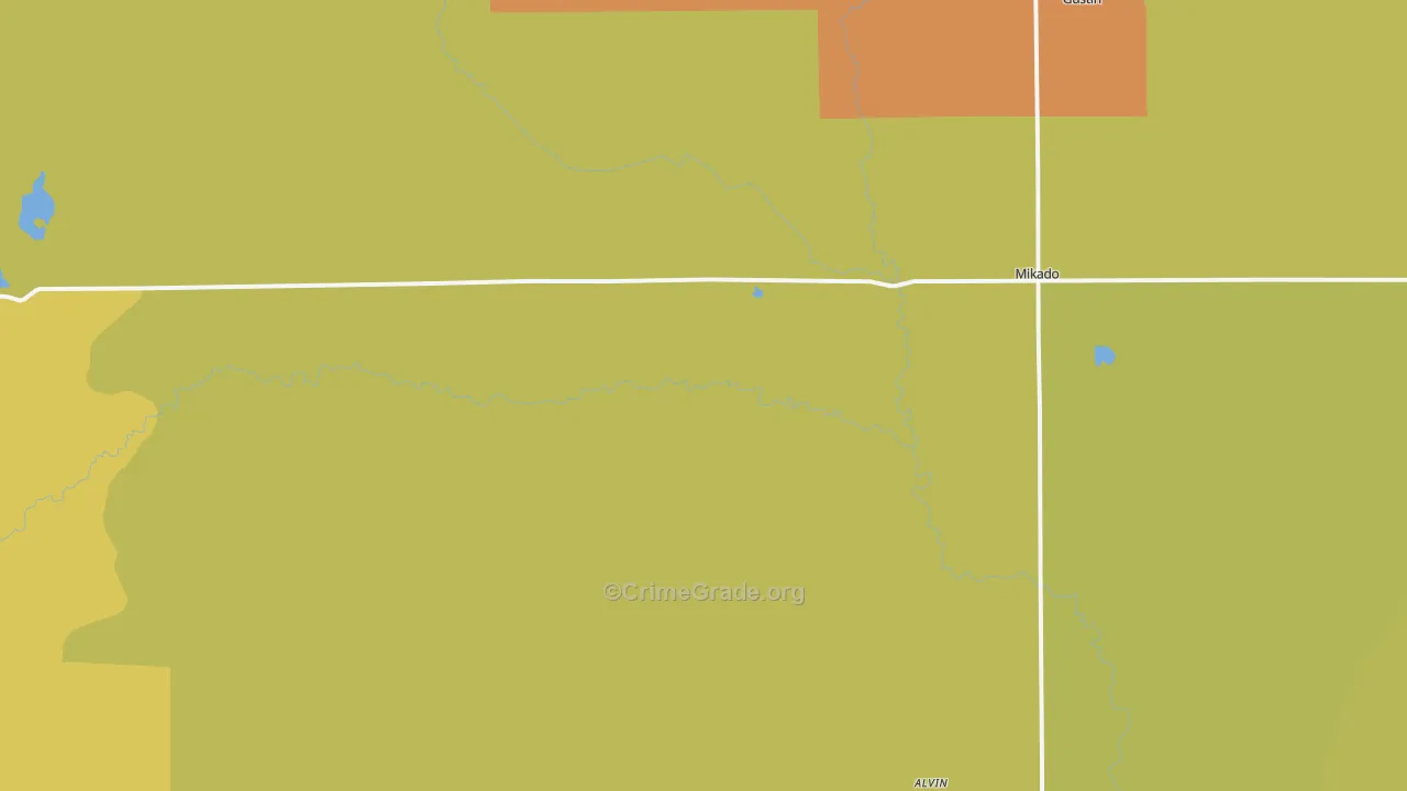 Mikado, MI Map of Theft Rates