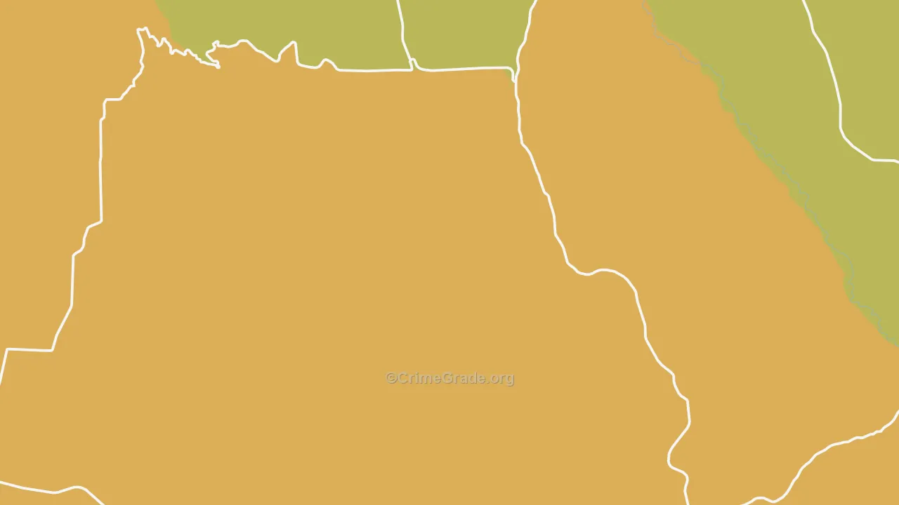 Mikkalo, OR Map of Theft Rates