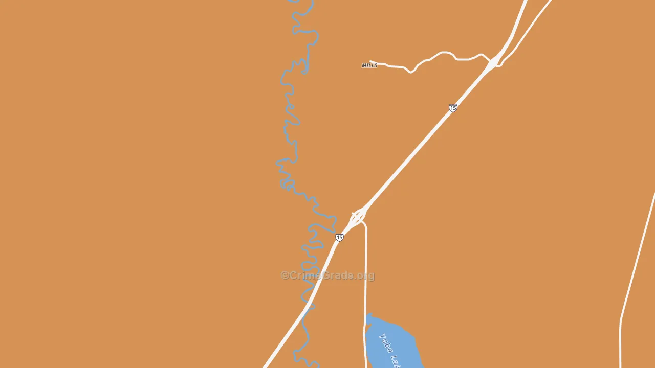 Mills, UT Map of Theft Rates