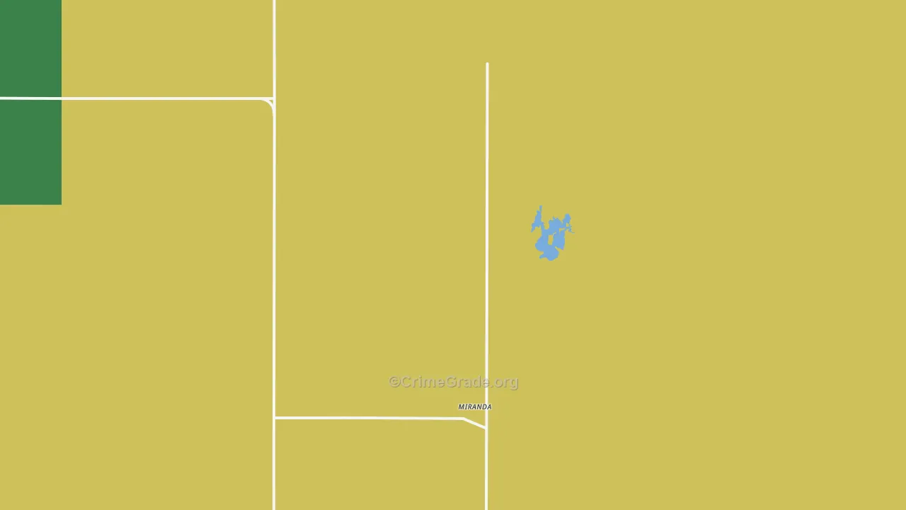 Miranda, SD Map of Theft Rates