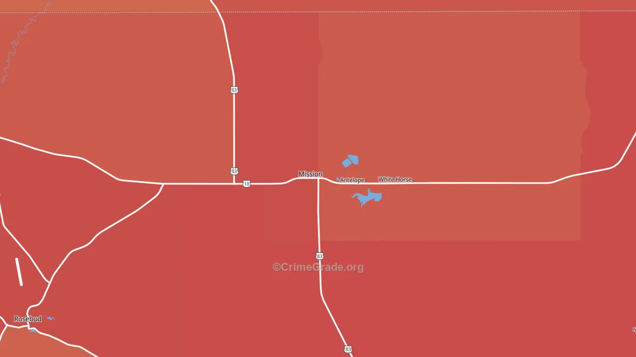 Mission, SD Map of Theft Rates