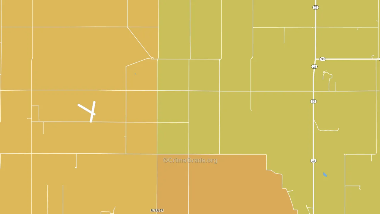 Missler, KS Map of Theft Rates