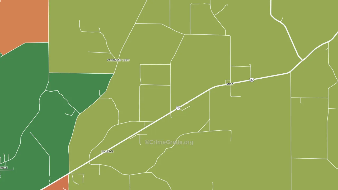 Mist, AR Map of Theft Rates