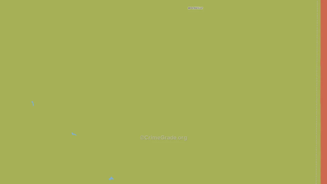 Moenville, SD Map of Theft Rates