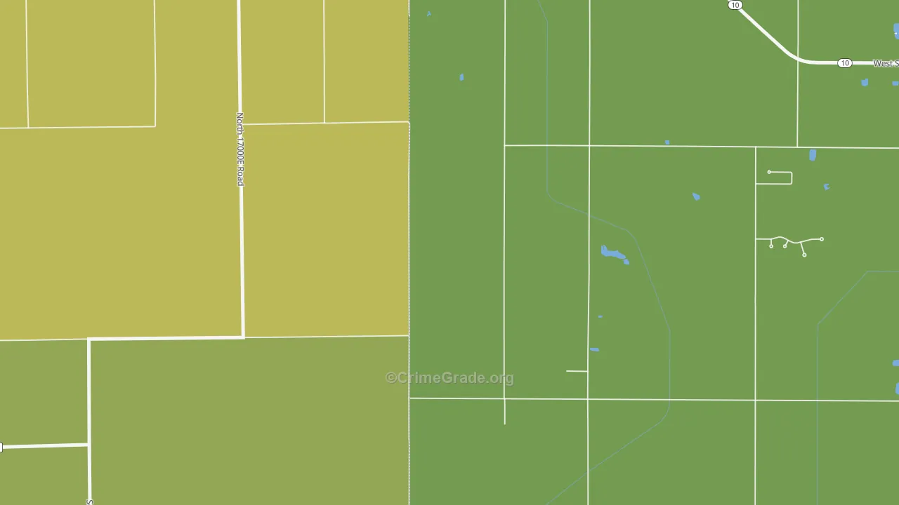 Momence, IN Map of Theft Rates