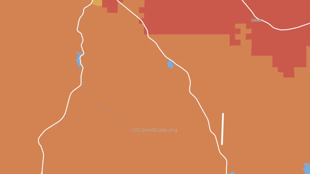 Monero, NM Map of Theft Rates