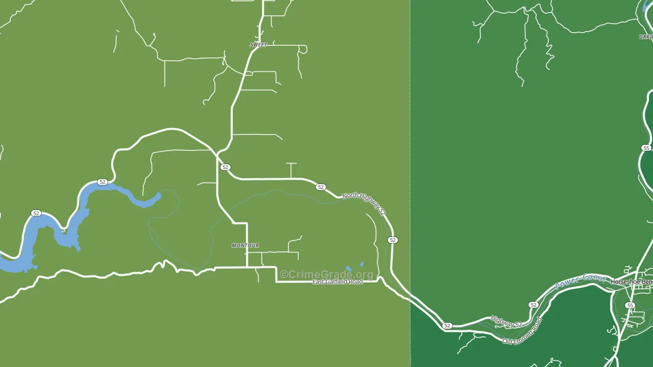 Montour, ID Map of Theft Rates