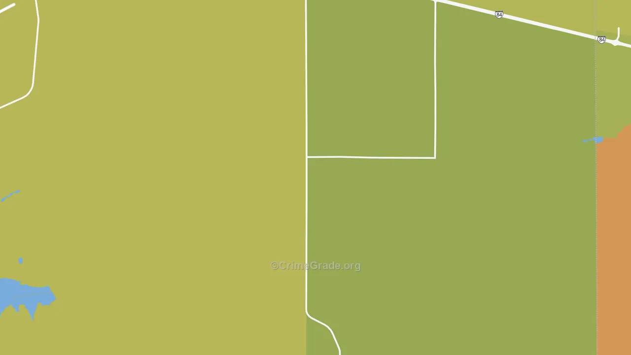 Morrow County, OR Map of Theft Rates