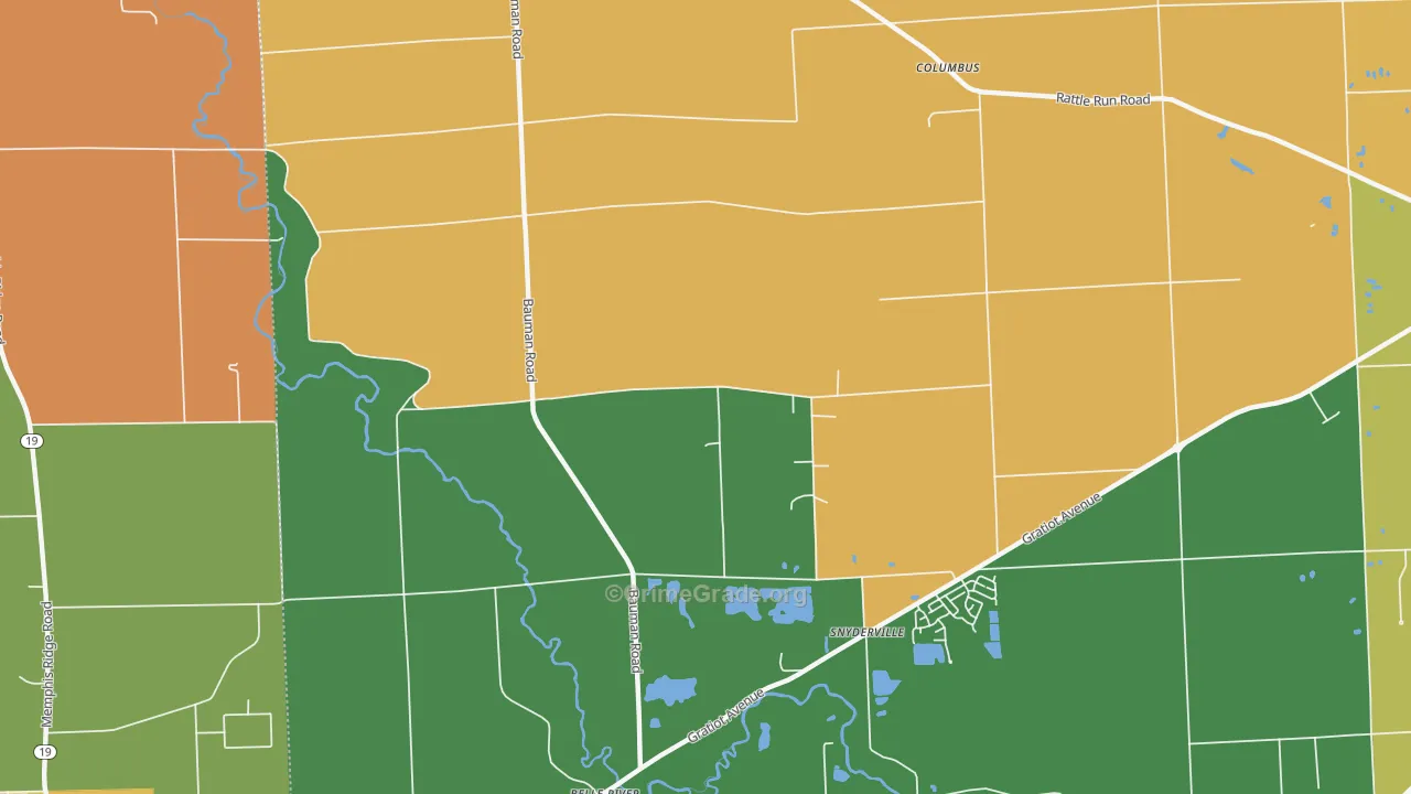 Mount Vernon, MI Map of Theft Rates