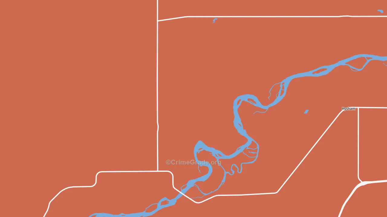 Myers, MT Map of Theft Rates
