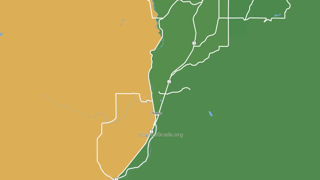 Naples, ID Map of Theft Rates