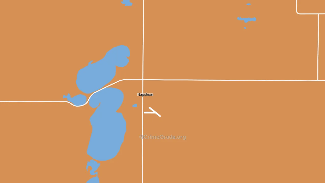 Napoleon, ND Map of Theft Rates