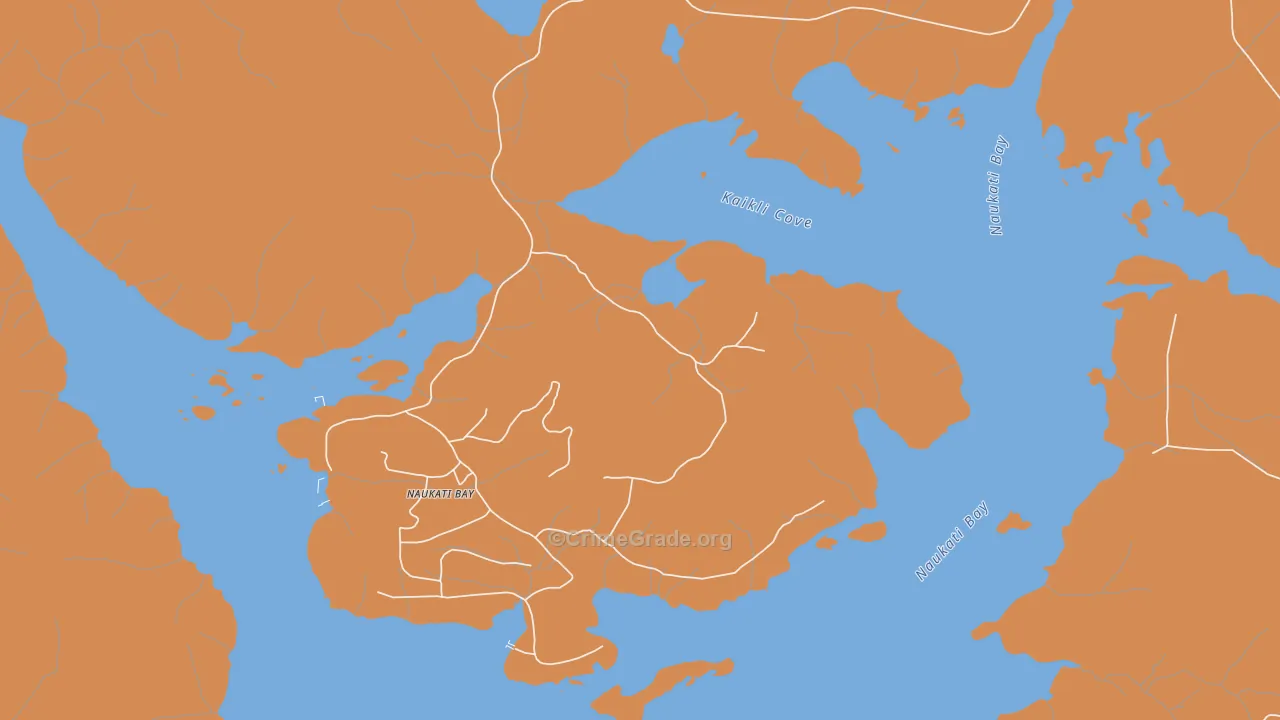 Naukati Bay, AK Map of Theft Rates