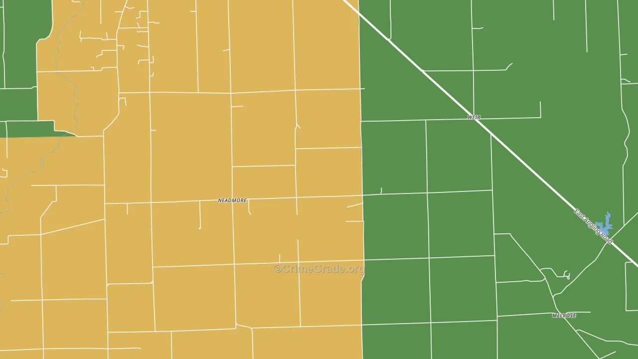 Neadmore, IL Map of Theft Rates