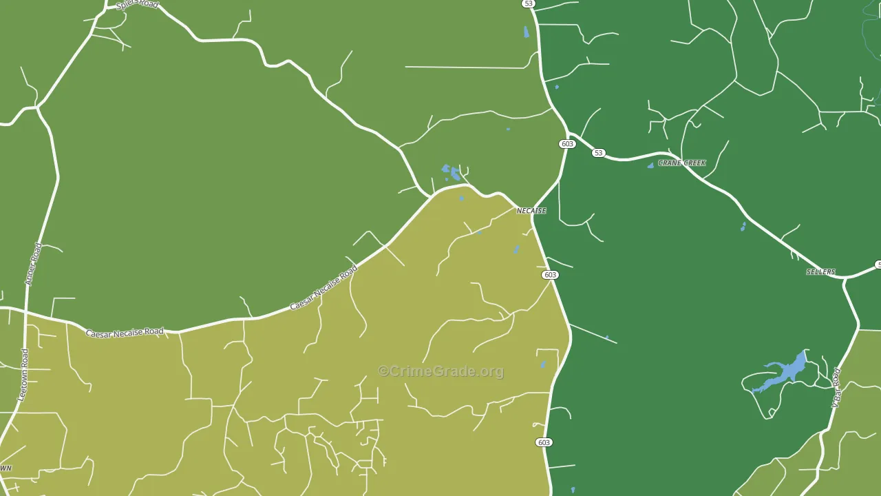 Necaise, MS Map of Theft Rates