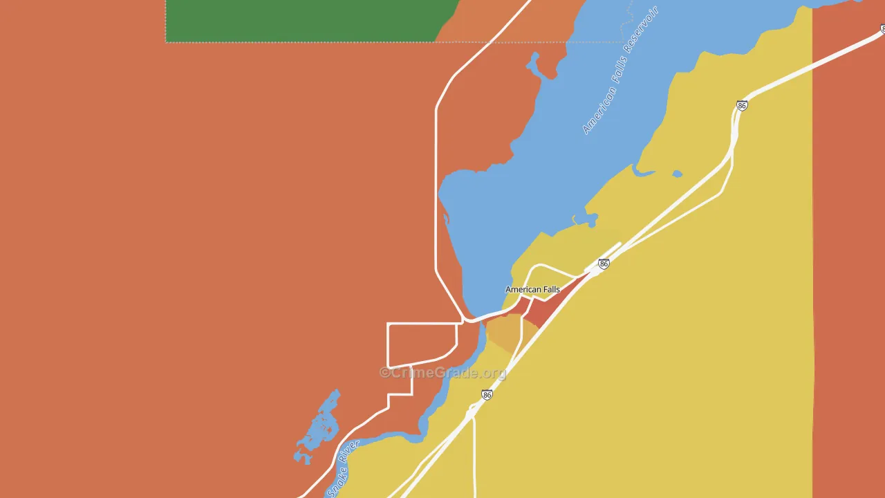 Neeley, ID Map of Theft Rates