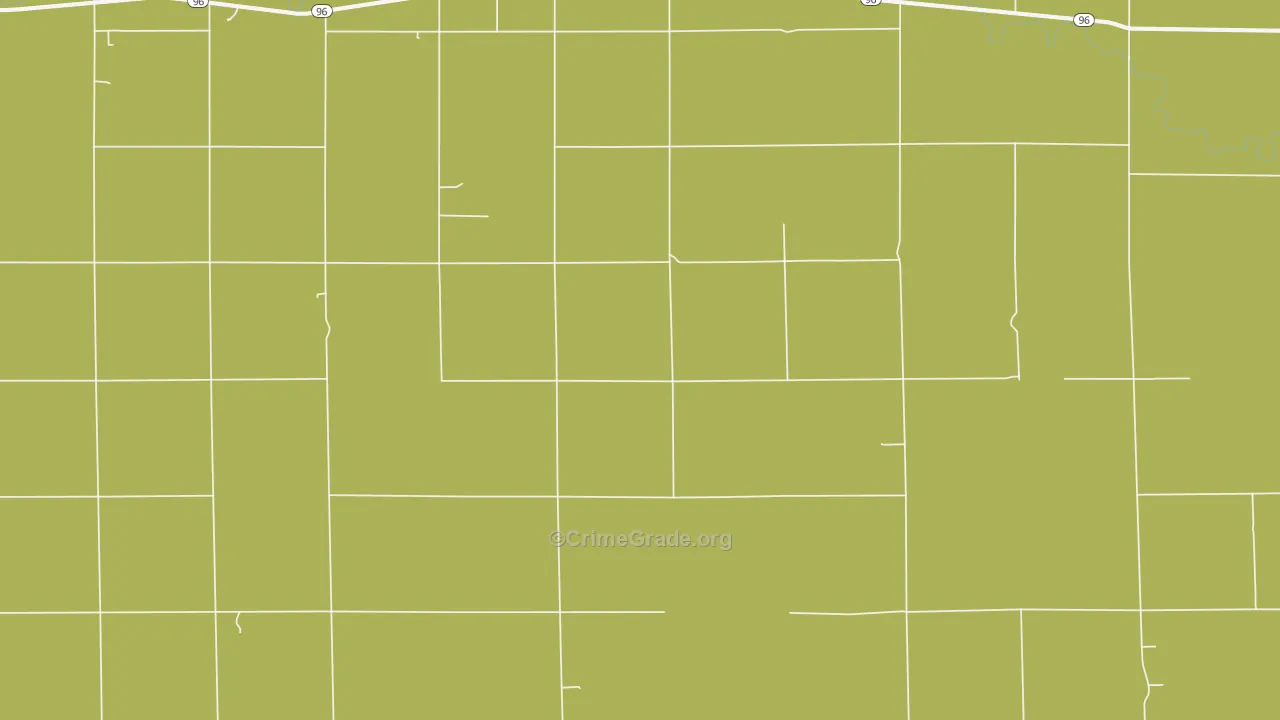 Nekoma, KS Map of Theft Rates