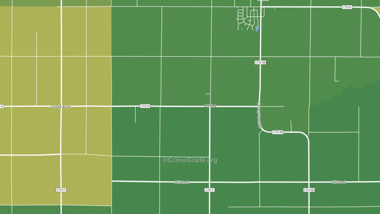 Neuern, WI Map of Theft Rates