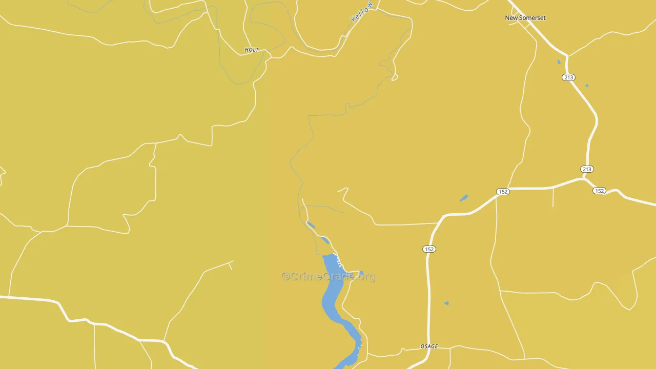 New Somerset, OH Map of Theft Rates