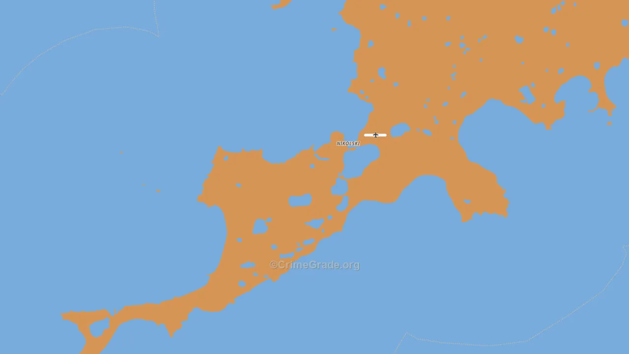 Nikolski, AK Map of Theft Rates