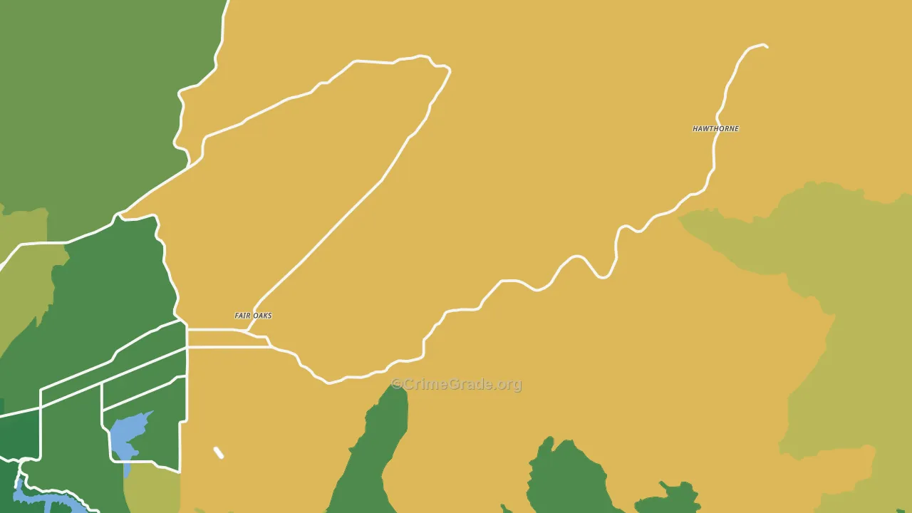 Nonpareil, OR Map of Theft Rates