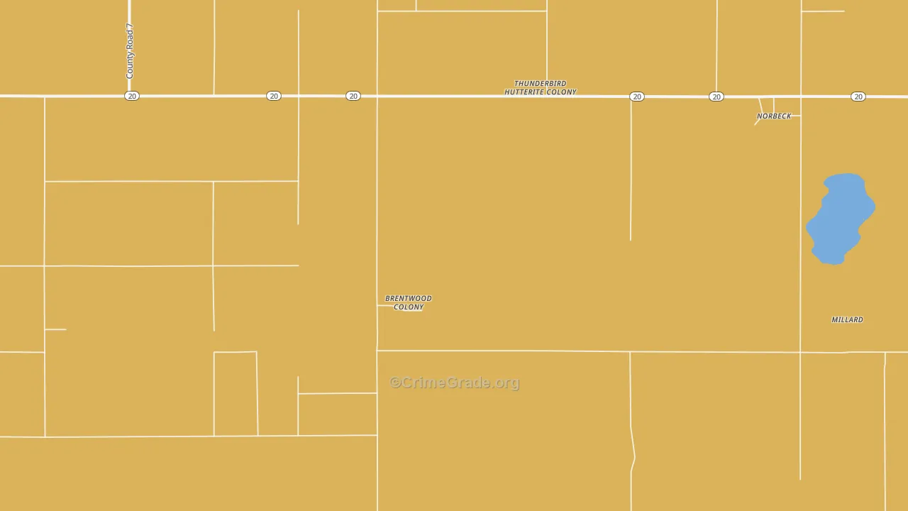 Norbeck, SD Map of Theft Rates