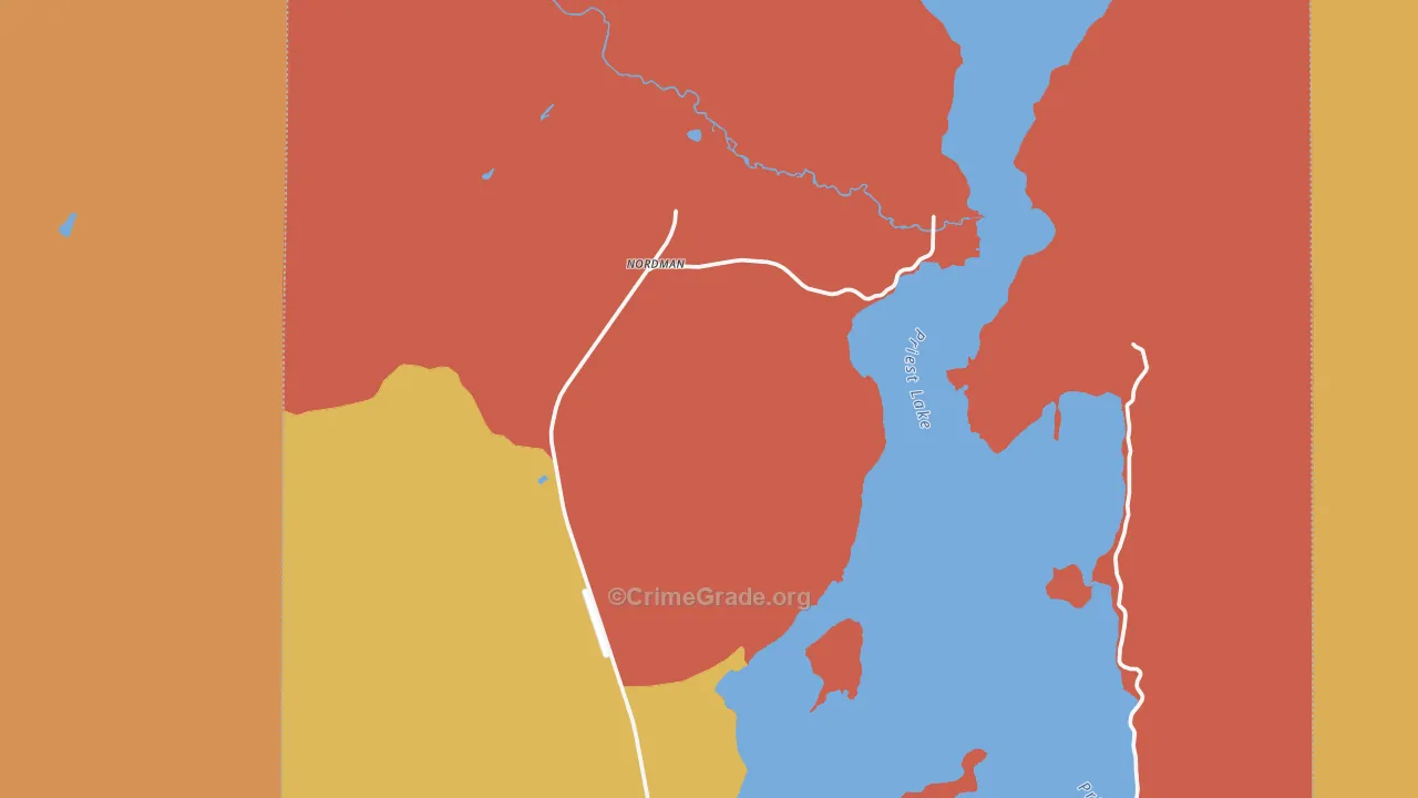 Nordman, ID Map of Theft Rates