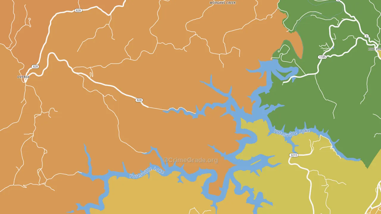 Noris, KY Map of Theft Rates