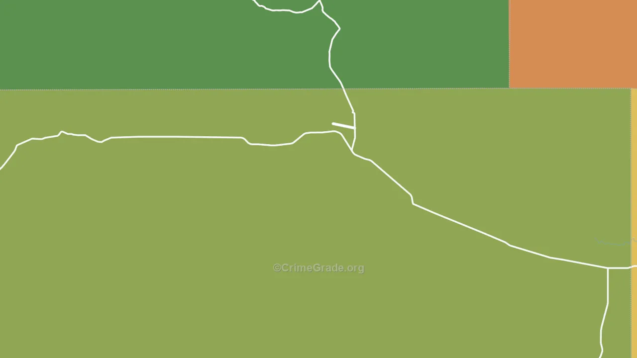 North Colfax Union, NM Map of Theft Rates