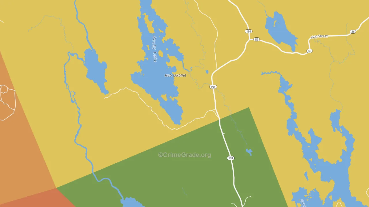 North Cutler, ME Map of Theft Rates