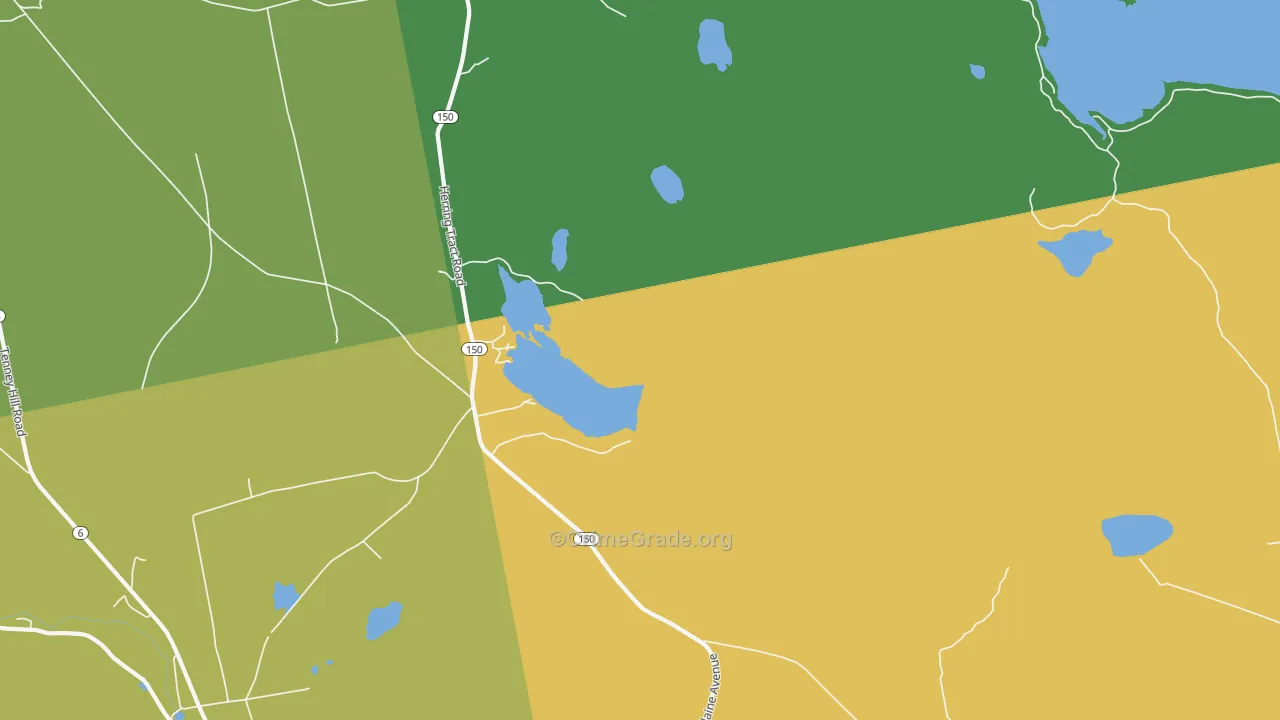 North Guilford, ME Map of Theft Rates