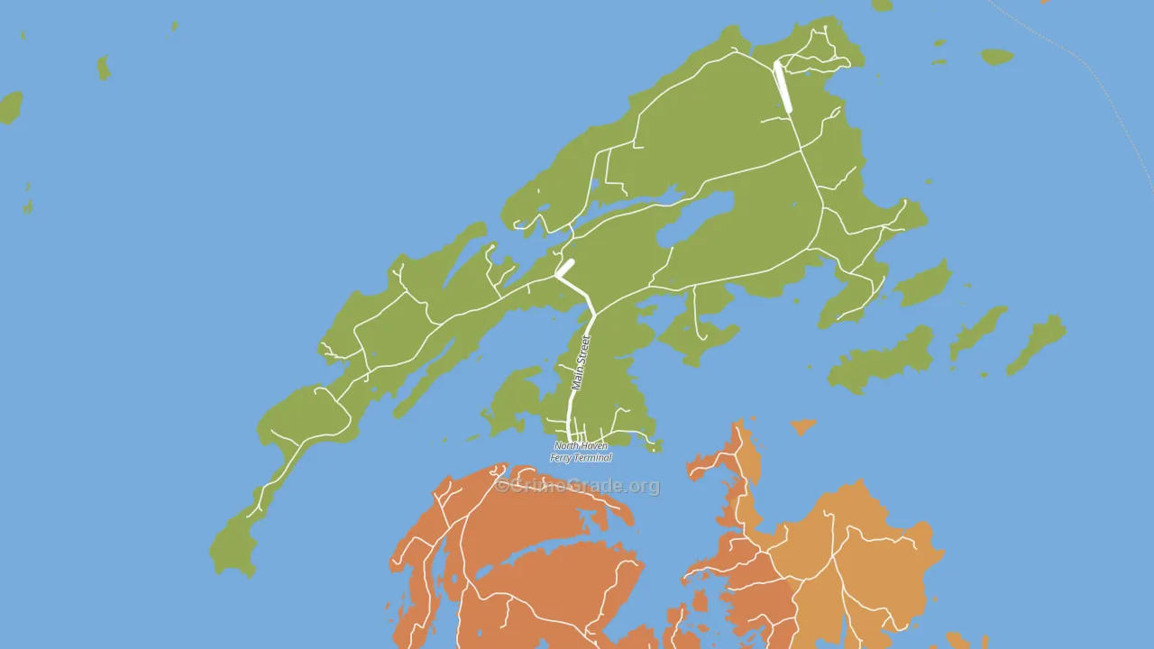 North Haven, ME Map of Theft Rates