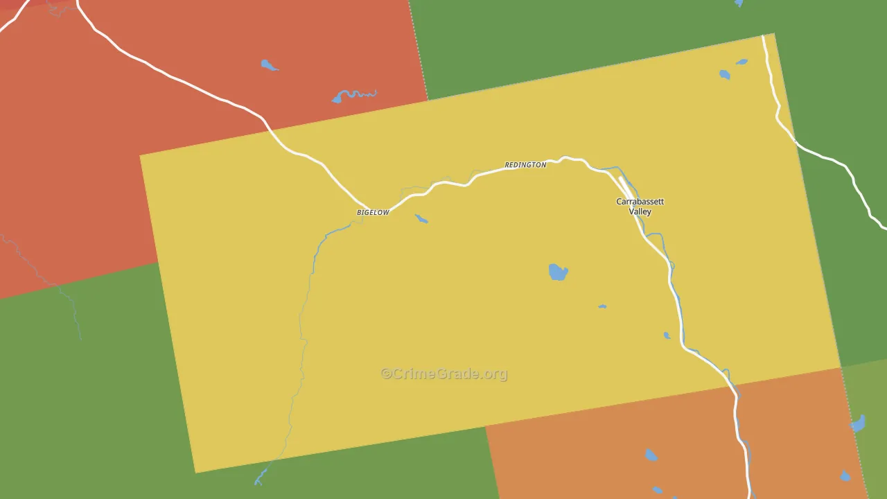 North Jay, ME Map of Theft Rates